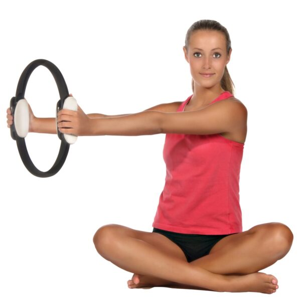 Deepen Your Pilates: AeroPilates Magic Circle Resistance Ring + DVD - Image 2