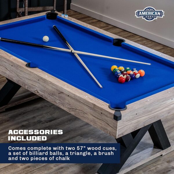 Rustic Modern Style: American Legend 90" Brookdale Pool Table - Image 7