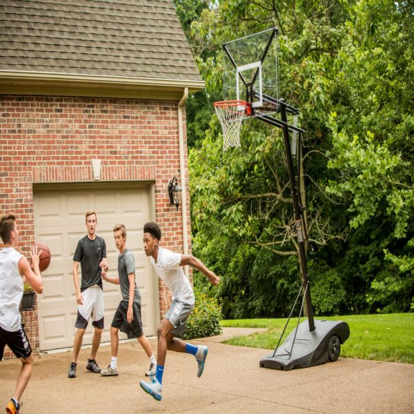 Easy to Move: Silverback NXT 50 Portable Basketball Hoop - Image 4