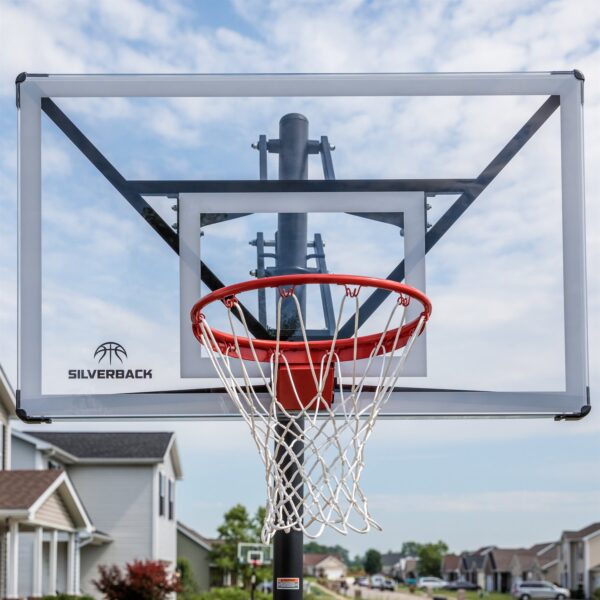 Ultimate Stability: Silverback NXT 54" In-Ground Basketball Hoop - Image 3
