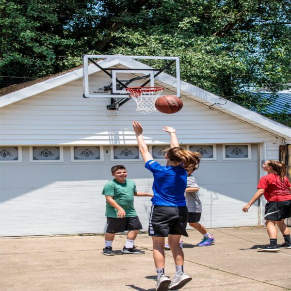 Save Space: Silverback NXT 54" Wall Mount Basketball Hoop - Image 4