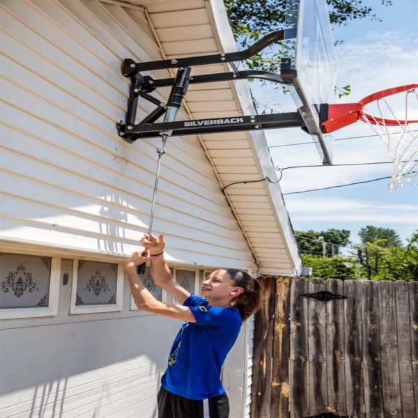 Save Space: Silverback NXT 54" Wall Mount Basketball Hoop - Image 7