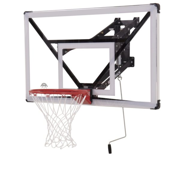 Save Space: Silverback NXT 54" Wall Mount Basketball Hoop