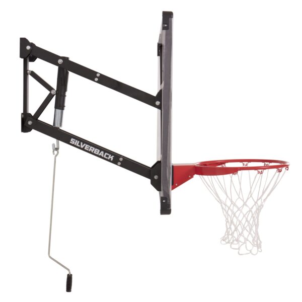 Save Space: Silverback NXT 54" Wall Mount Basketball Hoop - Image 2