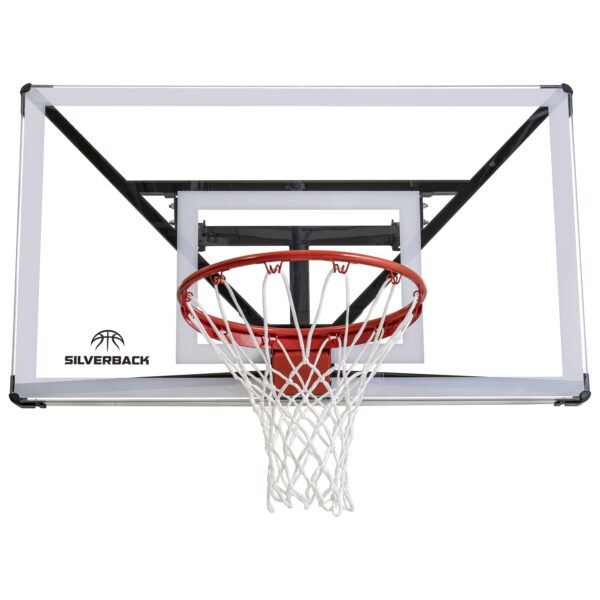 Save Space: Silverback NXT 54" Fixed Height Wall Mount Basketball Hoop
