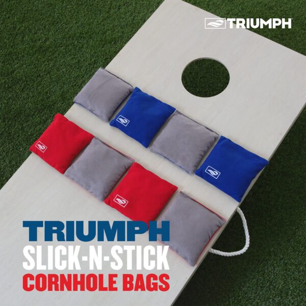 Get a Competitive Edge: Triumph Slick N Stick Cornhole Bags (8-Pack) - Image 4
