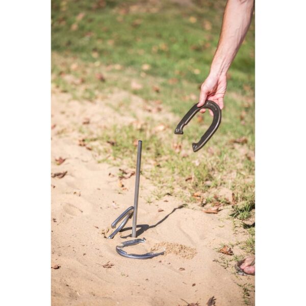 Classic Backyard Game: Triumph Outdoor Steel Horseshoes Set - Image 6