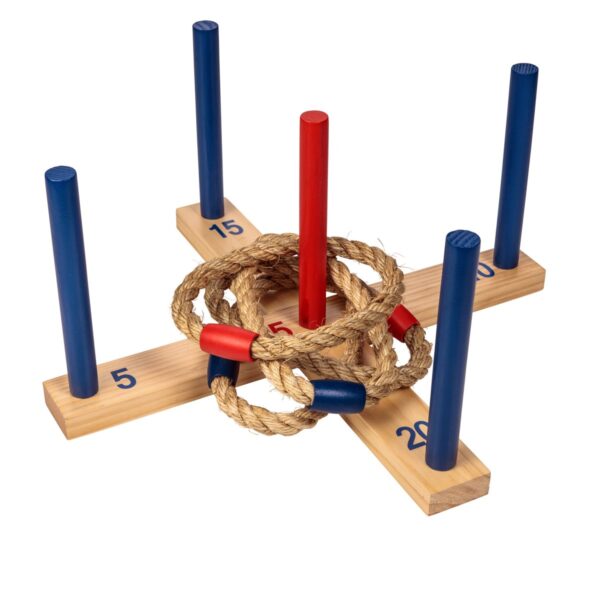 Family Fun Anywhere: Triumph Wooden Ring Toss Outdoor Game Set