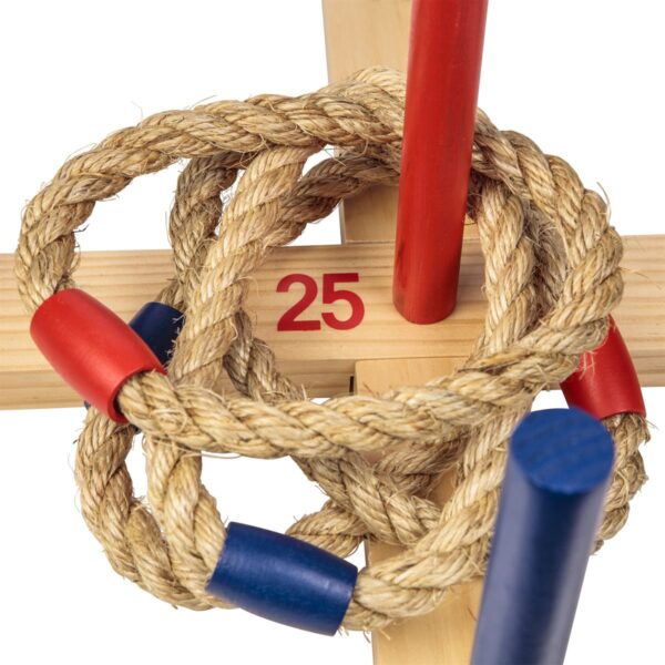 Family Fun Anywhere: Triumph Wooden Ring Toss Outdoor Game Set - Image 2