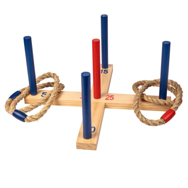 Family Fun Anywhere: Triumph Wooden Ring Toss Outdoor Game Set - Image 6