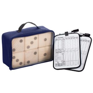 Giant Outdoor Fun: Triumph Big Roller Wooden Lawn Dice Set