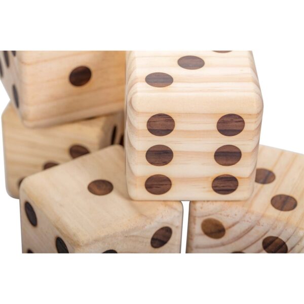 Giant Outdoor Fun: Triumph Big Roller Wooden Lawn Dice Set - Image 2