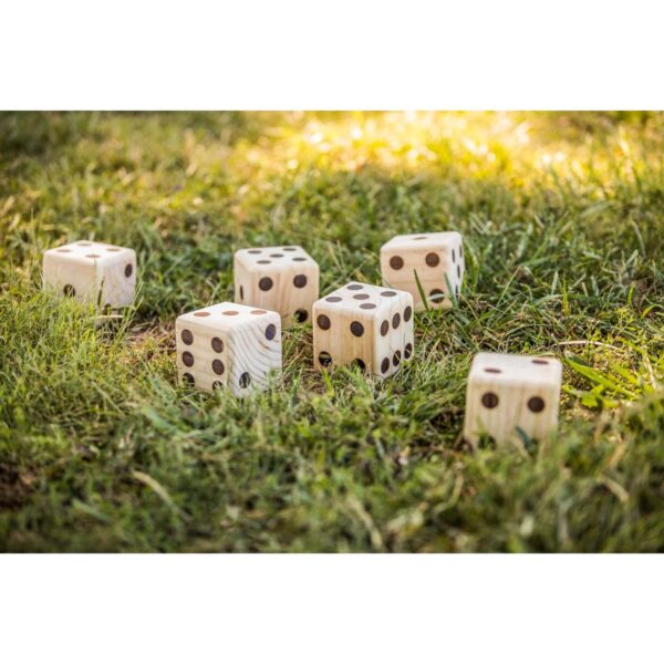 Giant Outdoor Fun: Triumph Big Roller Wooden Lawn Dice Set - Image 8