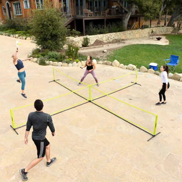 Outdoor Pickleball Fun: Triumph 4 Square Paddle Game Set - Image 8