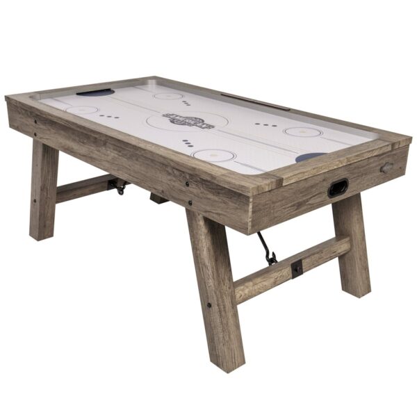 Fast-Paced Fun: American Legend 72" Brookdale Rustic Air Hockey Table