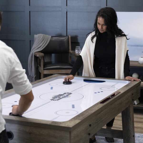 Fast-Paced Fun: American Legend 72" Brookdale Rustic Air Hockey Table - Image 4