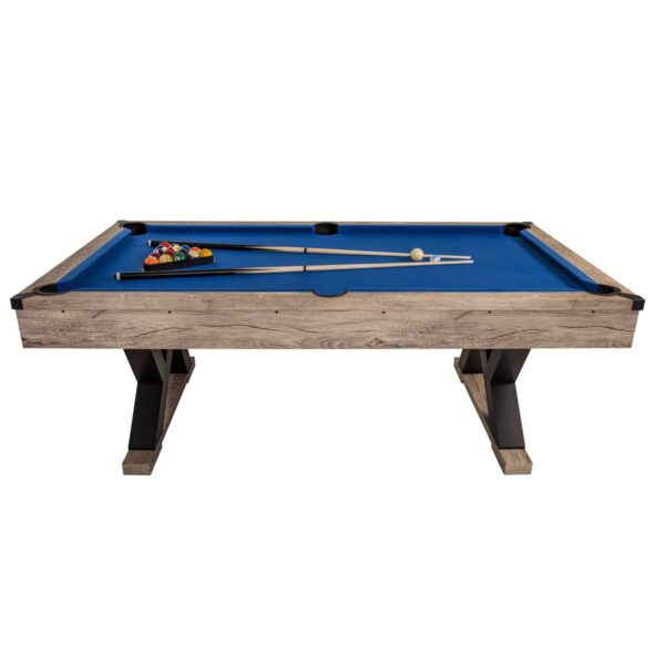 Elevate Your Game Room: American Legend 84" Kirkwood Rustic Pool Table - Image 4