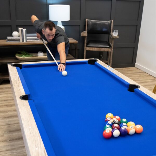 Elevate Your Game Room: American Legend 84" Kirkwood Rustic Pool Table - Image 7