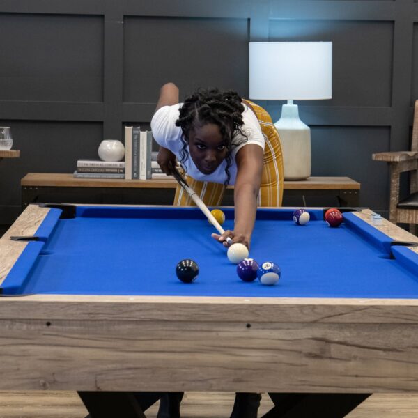 Elevate Your Game Room: American Legend 84" Kirkwood Rustic Pool Table - Image 8