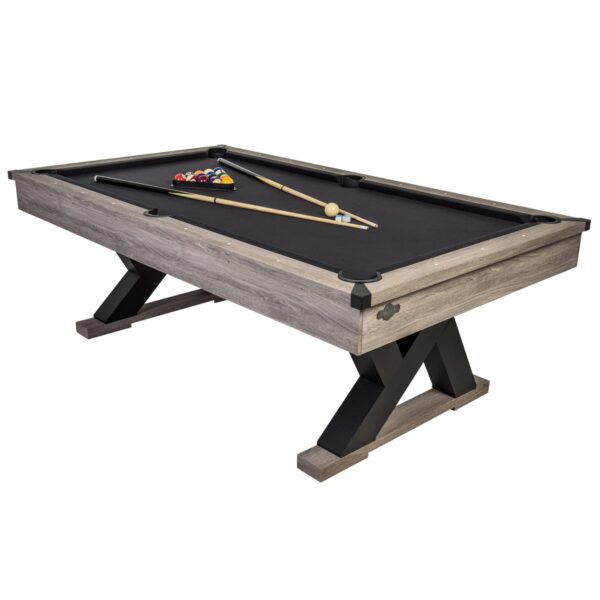 Add Rustic Style: American Legend 90" Kirkwood Pool Table - Grey