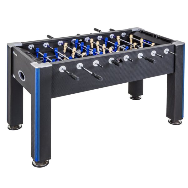 Light Up Your Game Room: Atomic 58" Azure LED Foosball Table - Black - Image 2