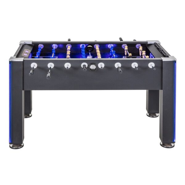 Light Up Your Game Room: Atomic 58" Azure LED Foosball Table - Black - Image 5