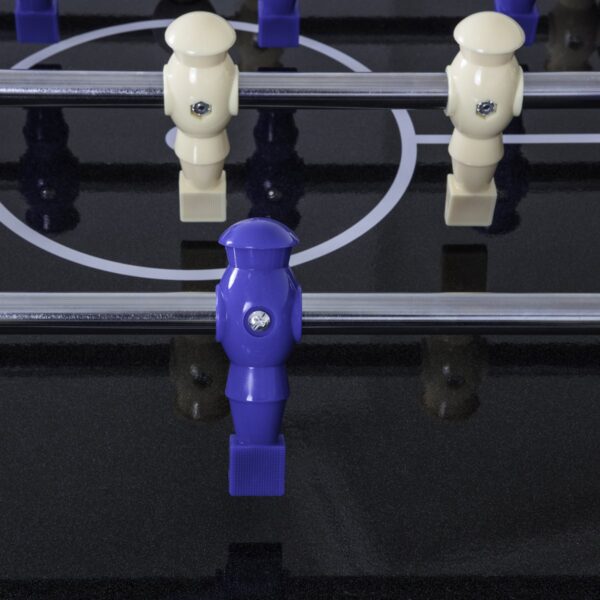 Light Up Your Game Room: Atomic 58" Azure LED Foosball Table - Black - Image 7