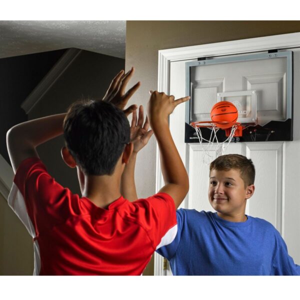 Slam Dunk Indoors: Escalade Silverback 18" LED Mini Basketball Hoop - Image 4