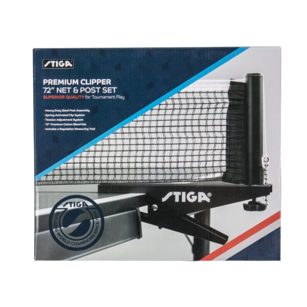 Tournament Ready: STIGA Premium Clipper Ping Pong Net & Post Set - Image 7