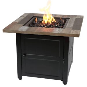 Contemporary Comfort: Endless Summer The Cayden 30" Square Gas Fire Pit