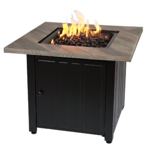 Timeless Warmth: Endless Summer The Harper 30" Square Gas Fire Pit