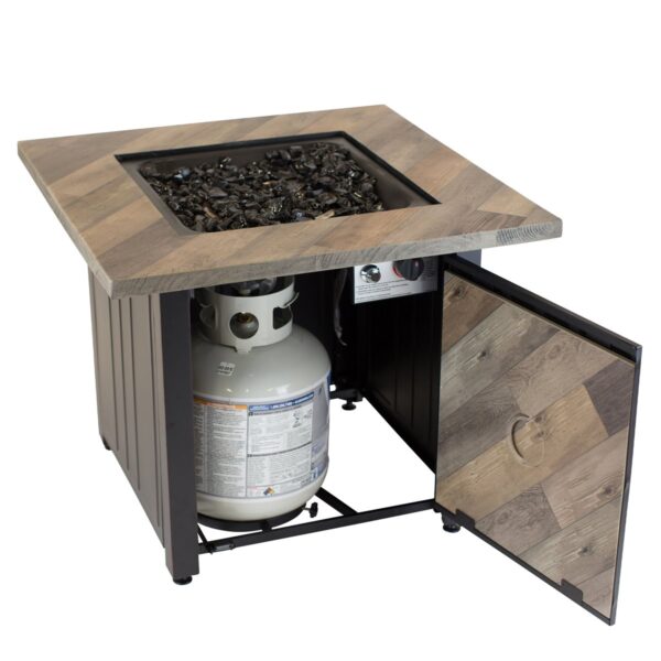 Timeless Warmth: Endless Summer The Harper 30" Square Gas Fire Pit - Image 3