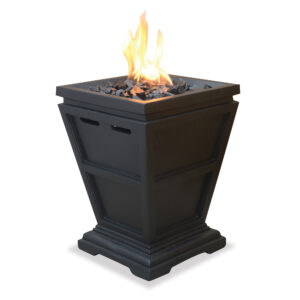Create Cozy Evenings: Endless Summer Small Black Propane Fireplace