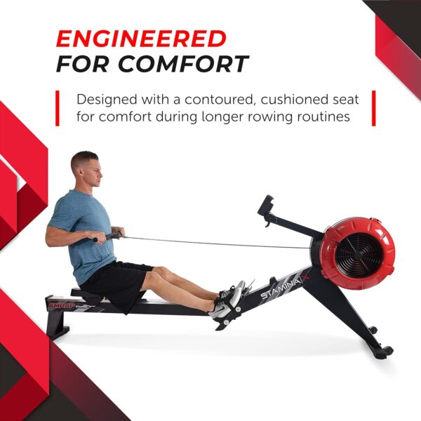 HIIT Ready Home Rower: Stamina X AMRAP Rowing Machine - Image 5